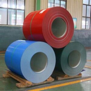 BLUE &RED COLOUR COATED COIL