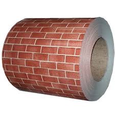 BRICK DESIGN COLOUR COATED COIL